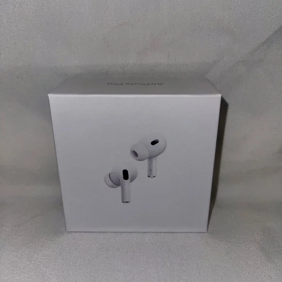 AirPod Pro 2nd Generation: INCLUDES rechargeable case and wire charger.